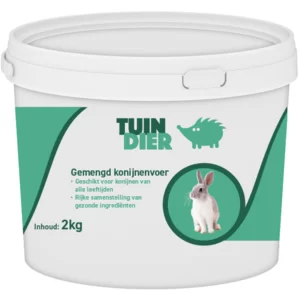 Gemengd konijnenvoer 2kg Tuin-Dier